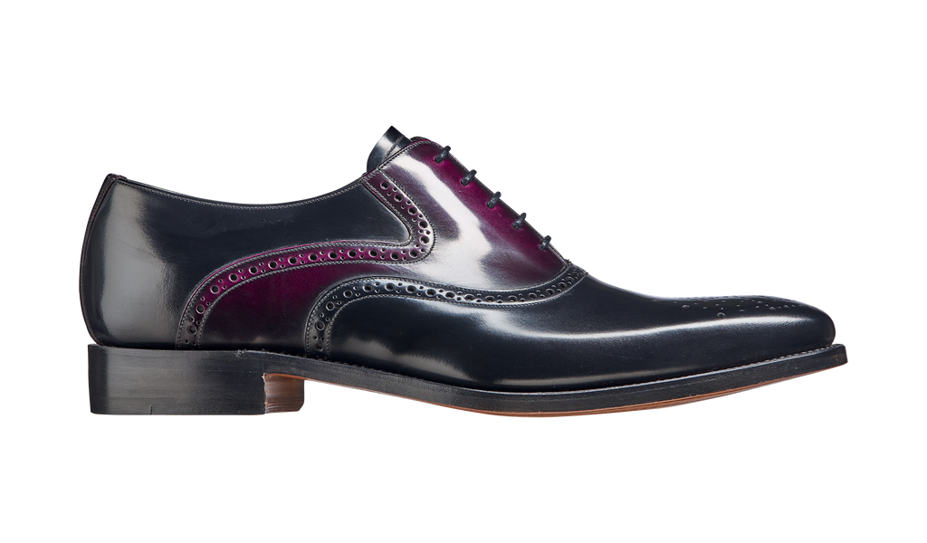 Langley Black Aubergine Hi Shine