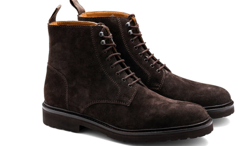 Newquay - Dark Brown Suede