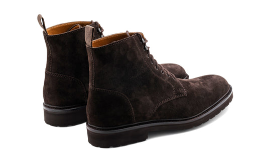 Newquay - Dark Brown Suede