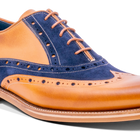 Abingdon - Cedar Calf/Navy Suede