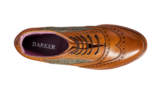 Grace - Cedar Calf / Green Tweed