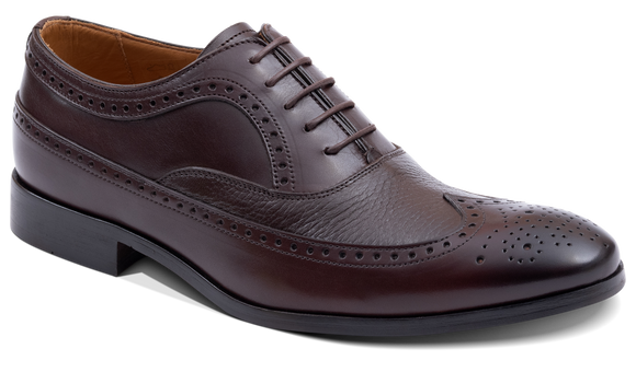 Rugby - Walnut Calf Brown Deerskin
