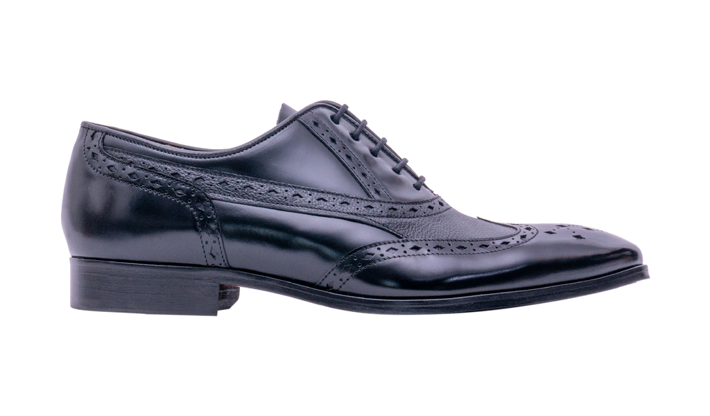 Bampton - Black Hi-Shine/Grain