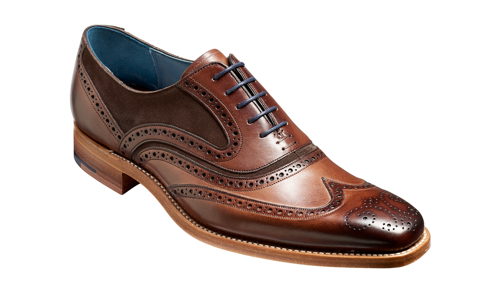 Mcclean - Ebony Hand Painted / Choc Suede