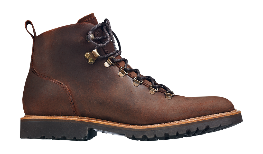 Glencoe - Mid Brown Waxy Suede