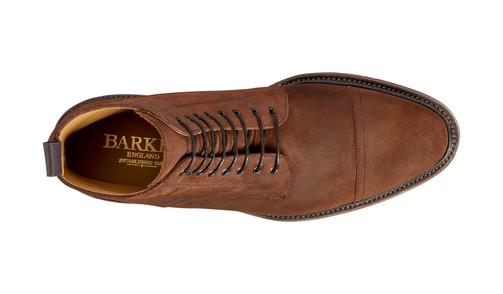 Lambourn 2 - Mid Brown Waxy Suede