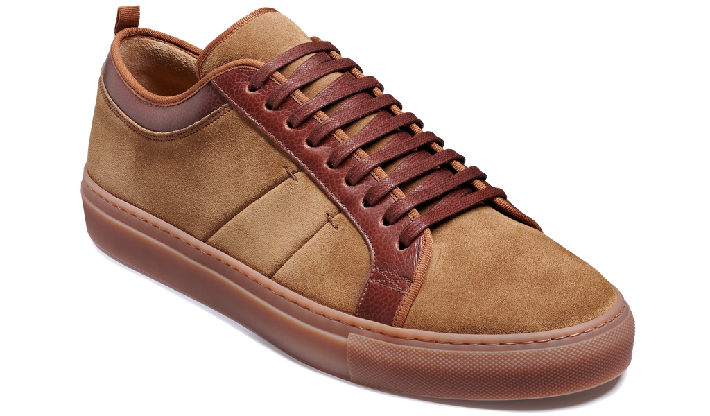 Greg - Tan Suede / Brown Grain