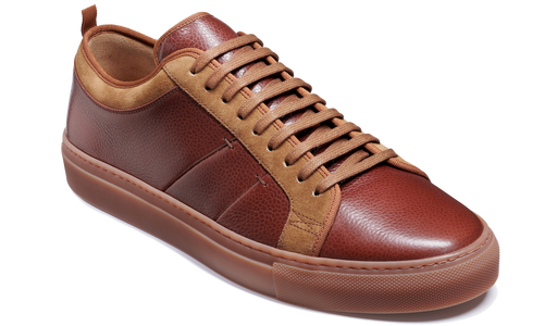 Greg - Brown Grain / Tan Suede