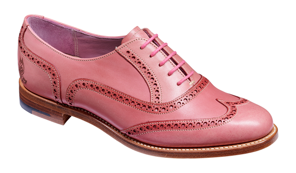 Pink brogues sales