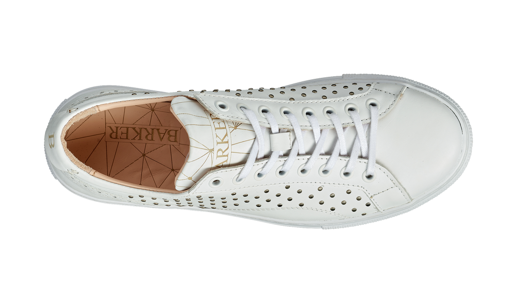 Isla - White Calf / Studs