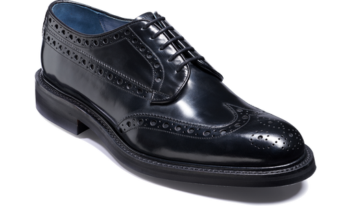 Mens black brogues sale uk hot sale