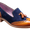 Amber - Cedar Calf / Blue Suede