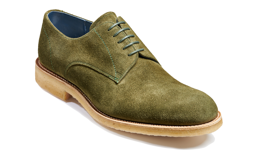 Declan - Green Waxy Suede