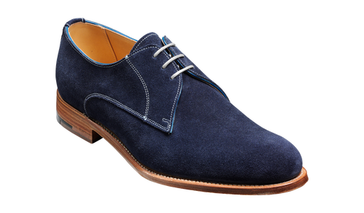 Downton Blue Suede Barker Shoes Outlet