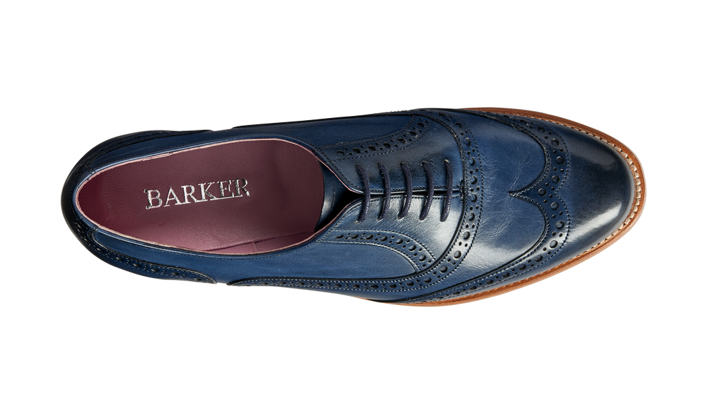Fearne - Navy / Hand Painted