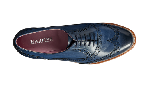 Fearne - Navy / Hand Painted