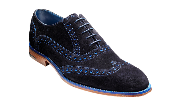 Grant – Navy / Blue Suede