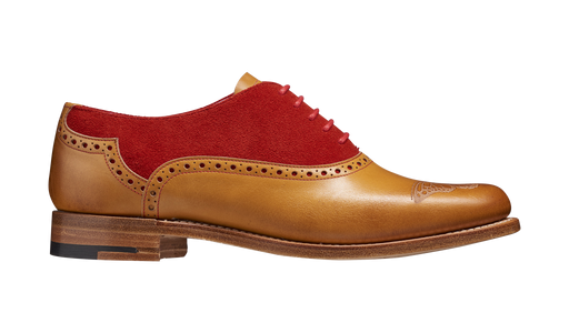 Gwen - Cedar Calf / Red Suede