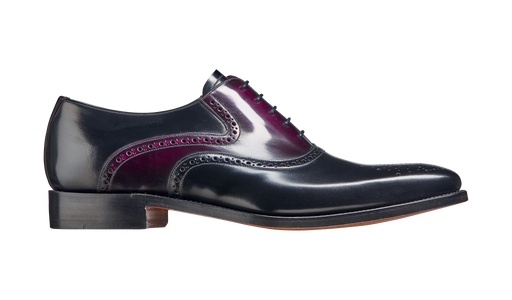 Langley – Black / Aubergine Hi-Shine