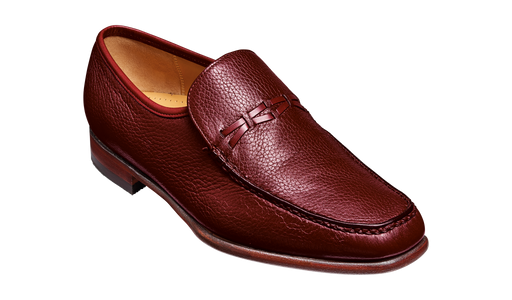 Leon - Burgundy Deerskin / Calf