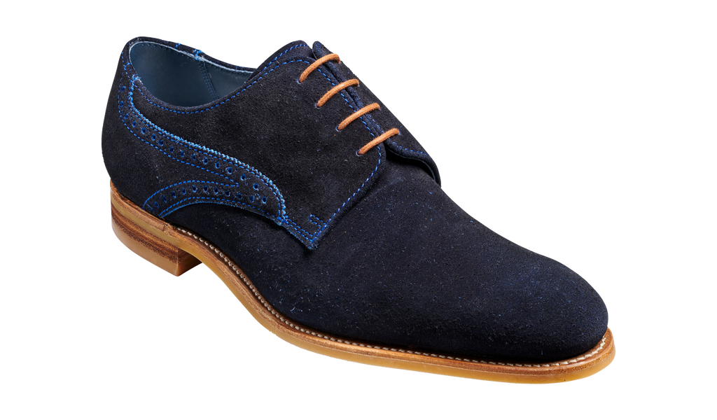 Mason - Navy Cut Through Suede