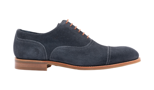 Pullman Dark Grey Suede Barker Shoes Outlet