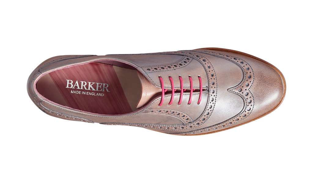 Santina – Lilac / Silver Hand Painted
