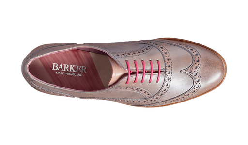 Santina – Lilac / Silver Hand Painted