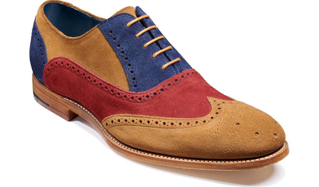 Valiant - Burgundy / Navy / Sand Suede