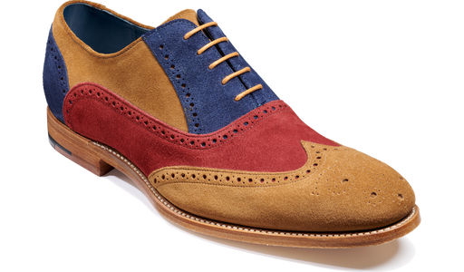 Valiant Burgundy Navy Sand Suede 6