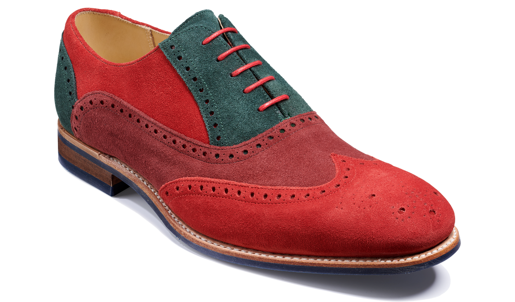 Valiant - Red Cremisi Green Suede