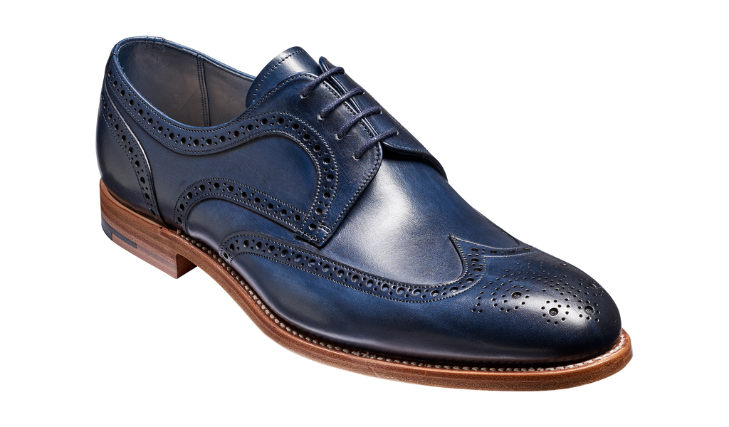 Victor - Navy Hand Painted