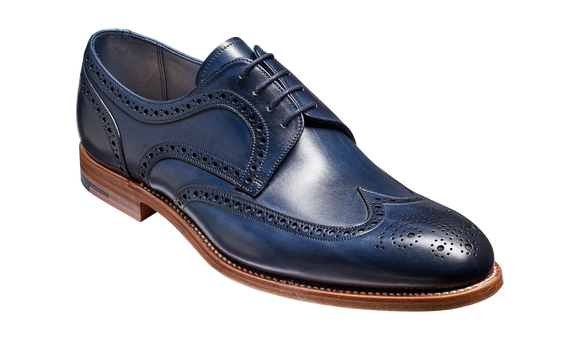 Victor - Navy Hand Painted