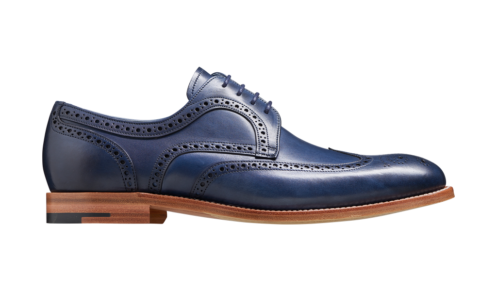 Victor - Navy Hand Painted