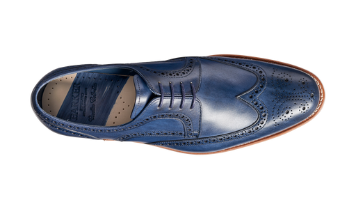 Victor - Navy Hand Painted