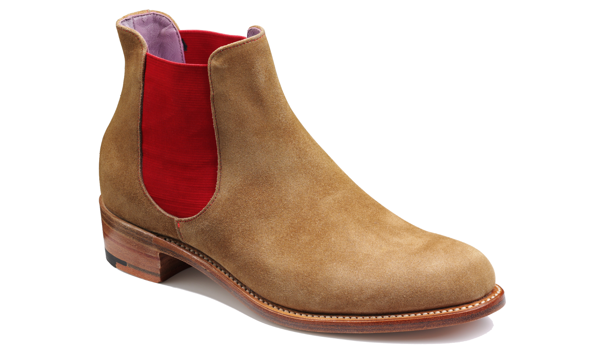 Chelsea boots best sale with red elastic